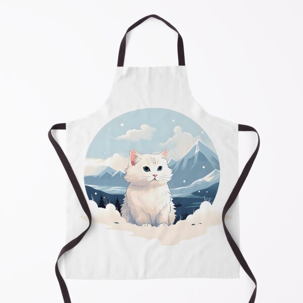 Item preview, Charismatic Iceberg Themed Silly Cute Minimalist Cat Portrait designed and sold by omerfdln34.