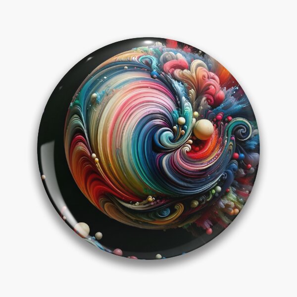 Item preview, Exploding Paint Chaos Orb designed and sold by AI-Pi-art.