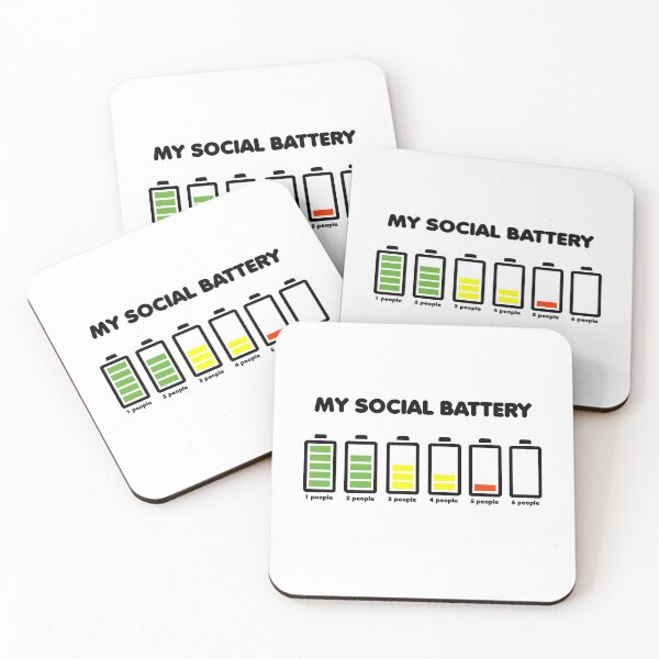 Item preview, My Social Battery designed and sold by TeeNameHut.