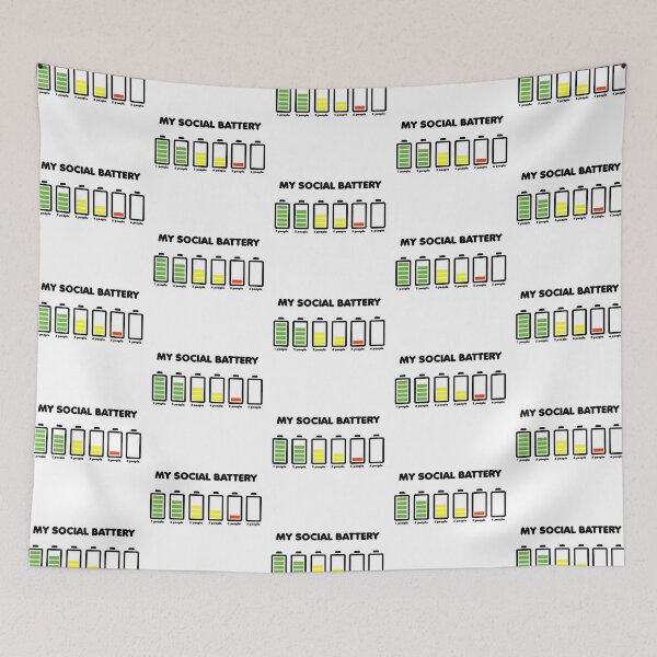 Item preview, My Social Battery designed and sold by TeeNameHut.