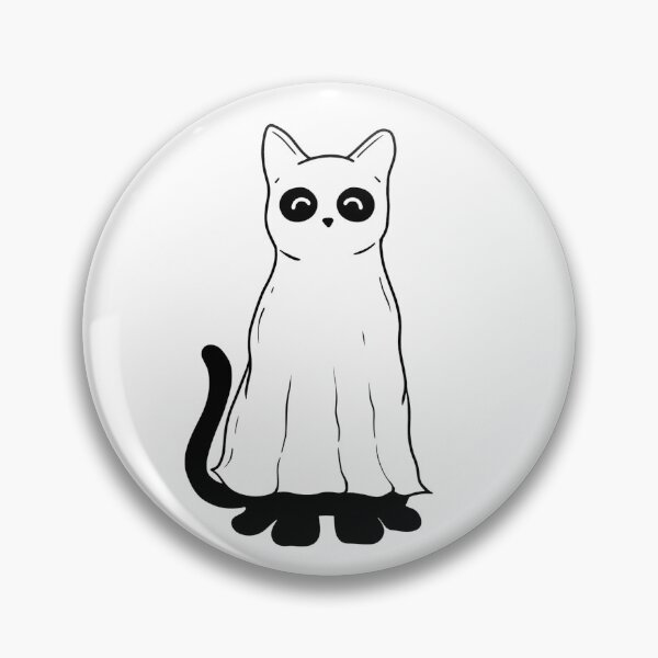 Item preview, Halloween Ghost Cat Pattern - Cute Spooky - Cat Lover Halloween designed and sold by patternjp.