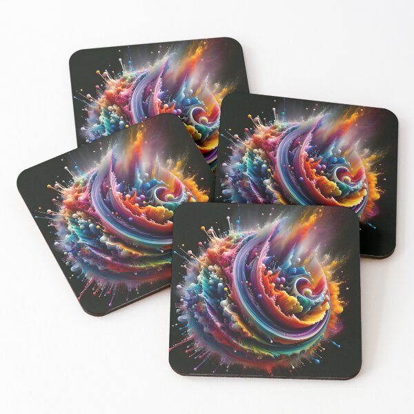 Item preview, Exploding Swirling Paint Chaos Orb designed and sold by AI-Pi-art.
