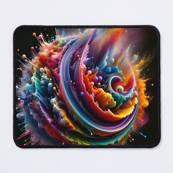 Item preview, Exploding Swirling Paint Chaos Orb designed and sold by AI-Pi-art.