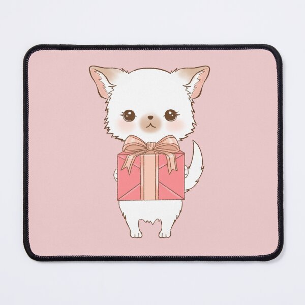 Item preview, Cute Pomchi with a Pink Present  designed and sold by Amy Caves.