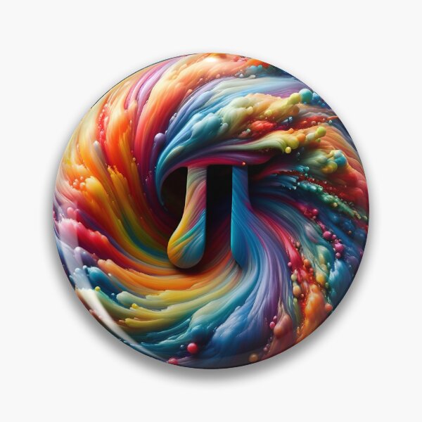 Item preview, Swirling Pi Paint Chaos Orb designed and sold by AI-Pi-art.