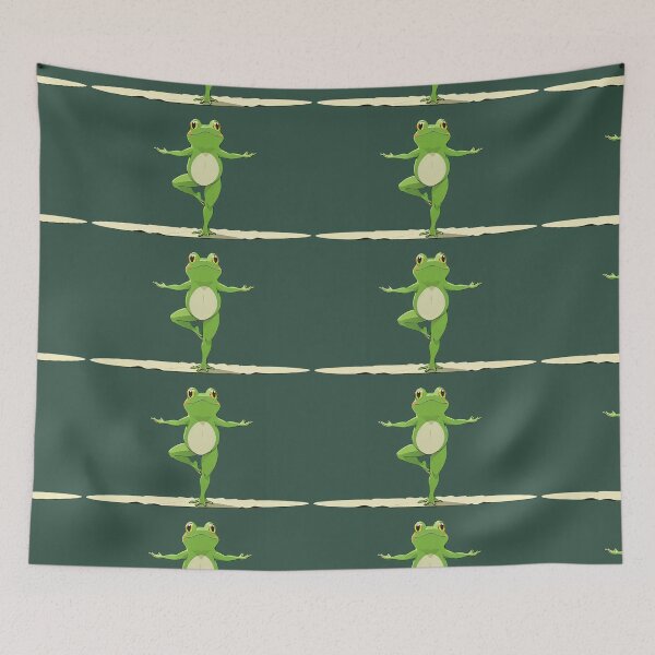 Item preview, frog yoga designed and sold by Emyku.