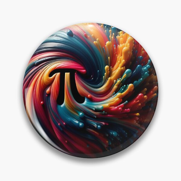 Item preview, Swirling Pi Paint Chaos Orb designed and sold by AI-Pi-art.