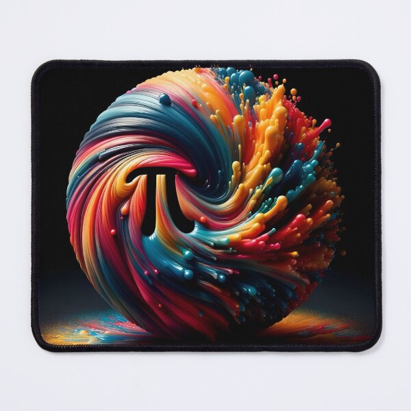 Item preview, Swirling Pi Paint Chaos Orb designed and sold by AI-Pi-art.