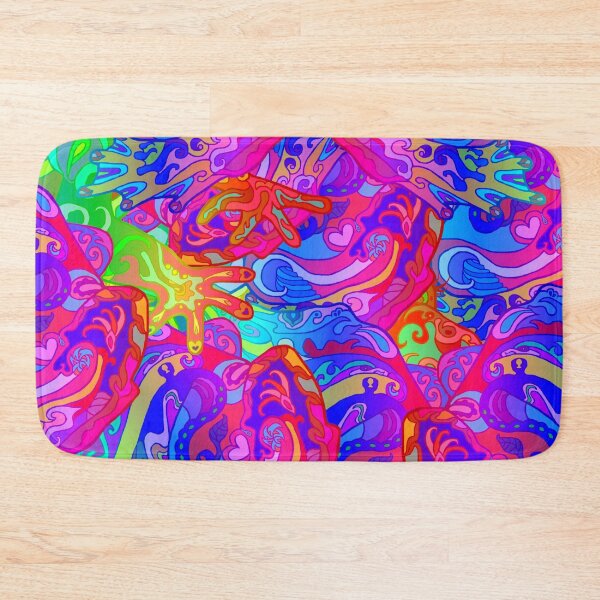 Item preview, Rainbow Psychedelic Colorful Swirl Pattern designed and sold by Deborah Camp.