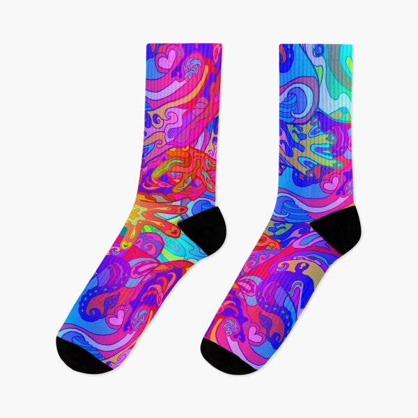 Item preview, Rainbow Psychedelic Colorful Swirl Pattern designed and sold by Deborah Camp.