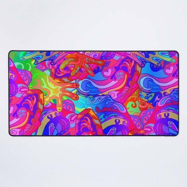 Item preview, Rainbow Psychedelic Colorful Swirl Pattern designed and sold by Deborah Camp.