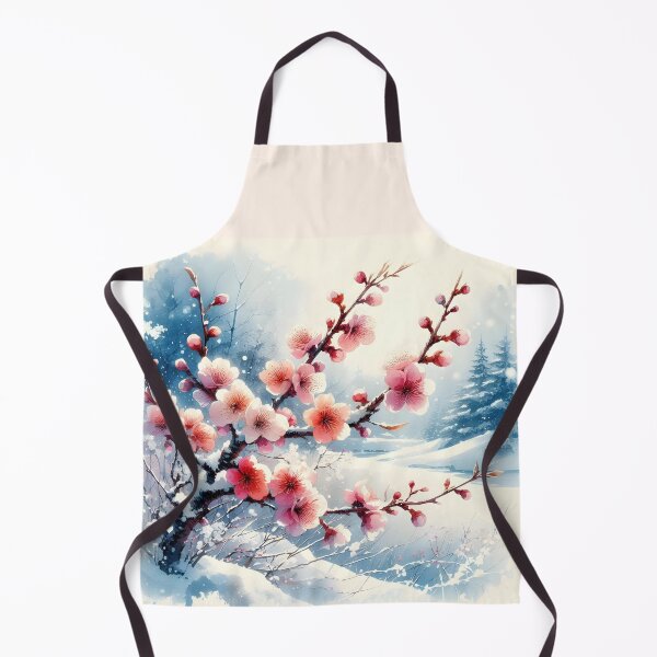Item preview, Snowy Cherry blossoms Art designed and sold by hrbcreatives.
