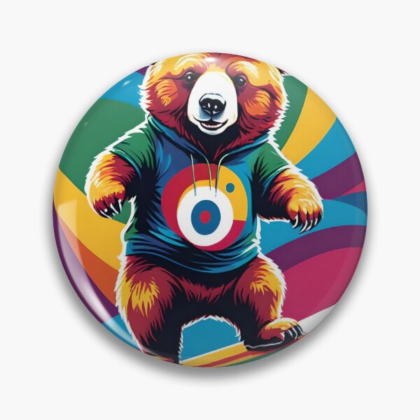 Item preview, SKATEBOARDING TEDDY BEAR designed and sold by PIGCASSOSAIART.