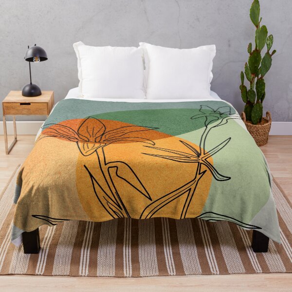 Item preview, Modern Boho Art 15, Minimal Abstract Shapes, Floral Botanical designed and sold by Vesuvik-Designs.