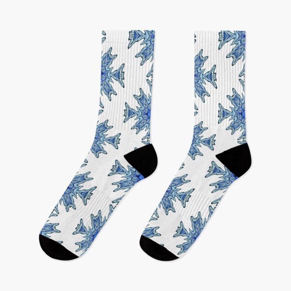 Item preview, A blue snowflake designed and sold by FluidArtByLK.