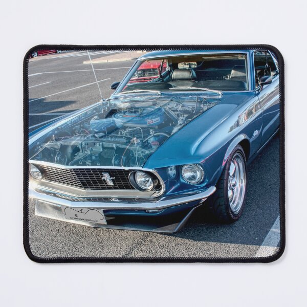 Item preview, Misted Bonnet Ford Mustang in blue designed and sold by Cars around Adelaide.