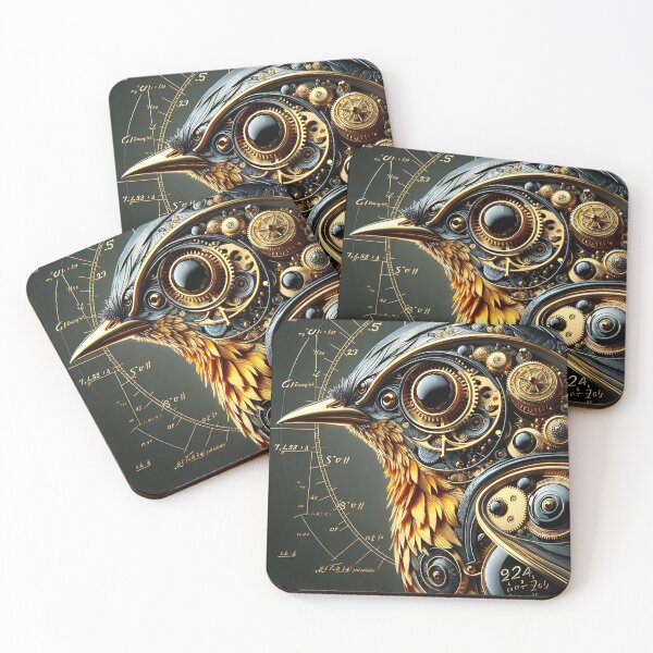 Item preview, Vintage Clockwork Robin designed and sold by AI-Pi-art.