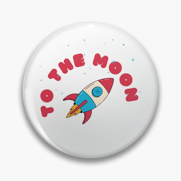 Item preview, To The Moon With Retro Rocket designed and sold by snuske01.