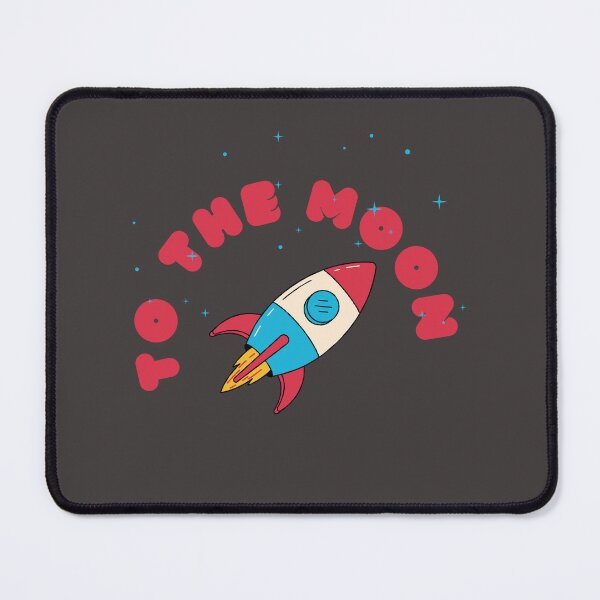 Item preview, To The Moon With Retro Rocket designed and sold by snuske01.