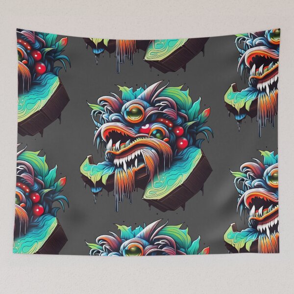 Item preview, Graffiti Tribal Monster designed and sold by Chubuter.
