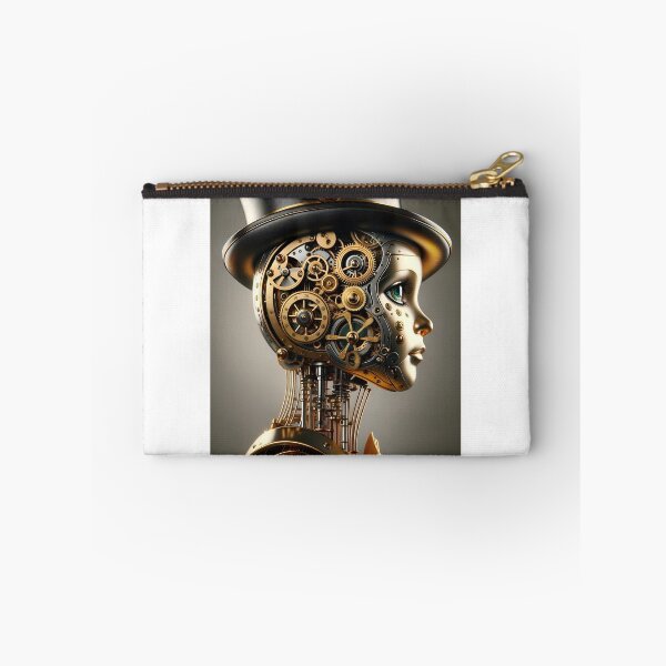 Aperçu de l'œuvre poupée mécanique vintage créée et vendue par AI-Pi-art.