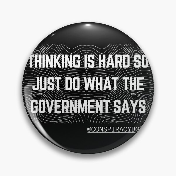Item preview, thinking is hard... @conspiracyb0t designed and sold by SaculusMadness.
