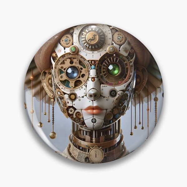 Item preview, Vintage Clockwork Doll designed and sold by AI-Pi-art.
