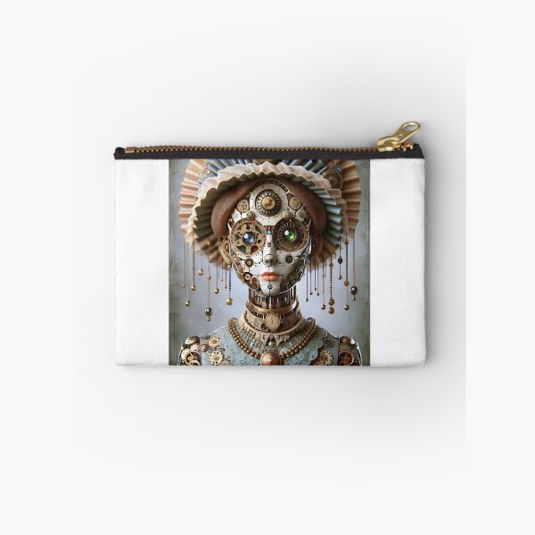 Aperçu de l'œuvre poupée mécanique vintage créée et vendue par AI-Pi-art.