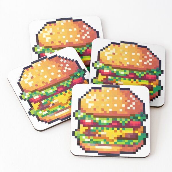 Item preview, Burger - Fast Food Delight, Cheeseburger, Hamburger, Junk Food designed and sold by PixStickers.