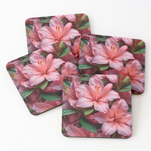 Artikelvorschau, Pink Azalea Flower Pattern entworfen und verkauft von TheArtOfPat.