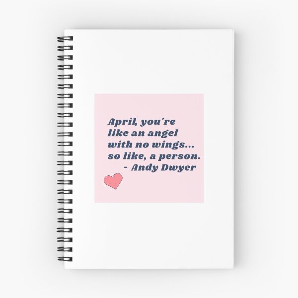 Item preview, andy dwyer parks and rec april angel quote designed and sold by Jennie J.