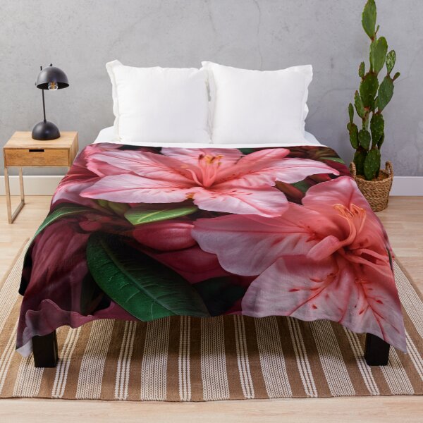Artikelvorschau, Pink Azalea Flower Pattern entworfen und verkauft von TheArtOfPat.