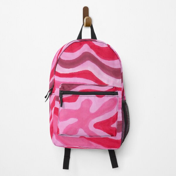 Item preview, Psychedelic Love Wave of Stripes in Reds and Pinks designed and sold by inklets.