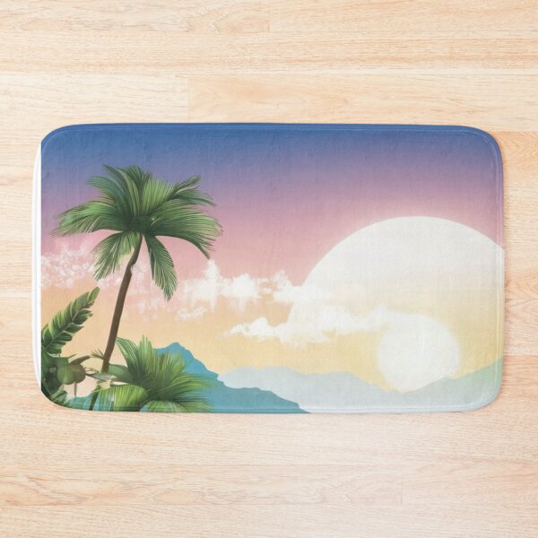 Item preview, a tranquil sunrise tropical  world designed and sold by JangmiHorang.