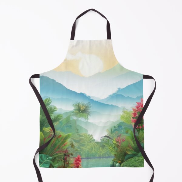 Item preview, a tranquil sunrise tropical world designed and sold by JangmiHorang.