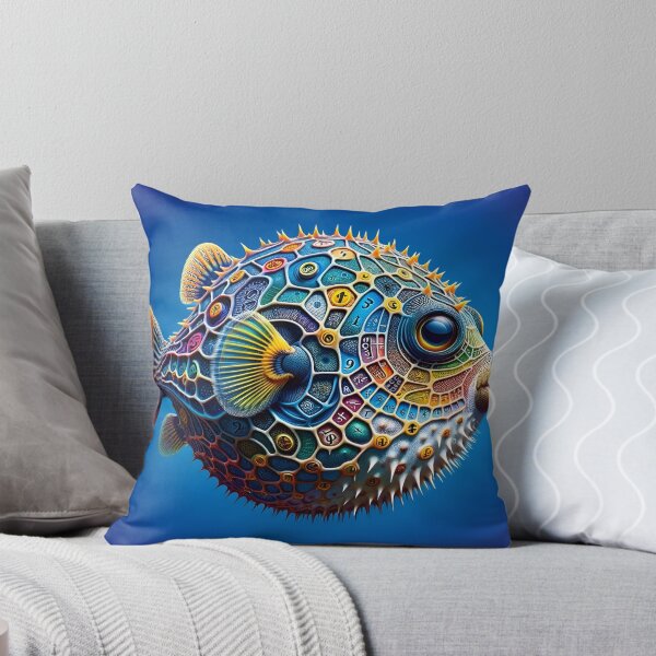 Item preview, Puffer Fish designed and sold by AI-Pi-art.