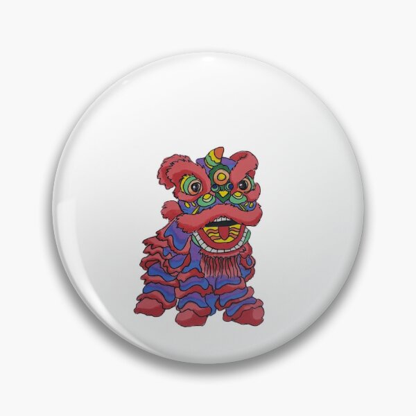 Item preview, Red and Blue Lion designed and sold by celineartstudio.