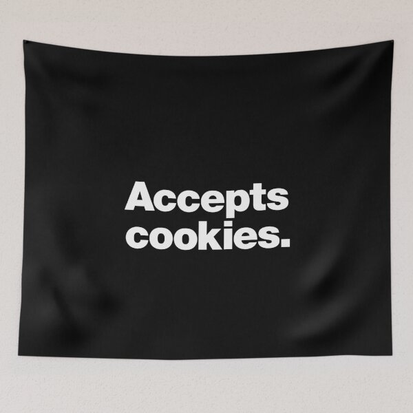 Item preview, Accepts cookies. designed and sold by chestify.