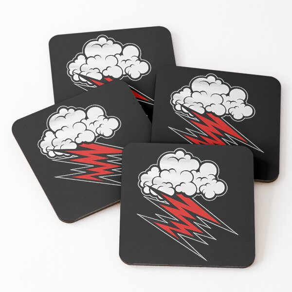 Item preview, red thunder cloud designed and sold by Anowbod1877.