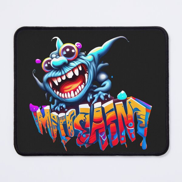Item preview, Cool Monster Shark Graffiti Gibberish designed and sold by Chubuter.