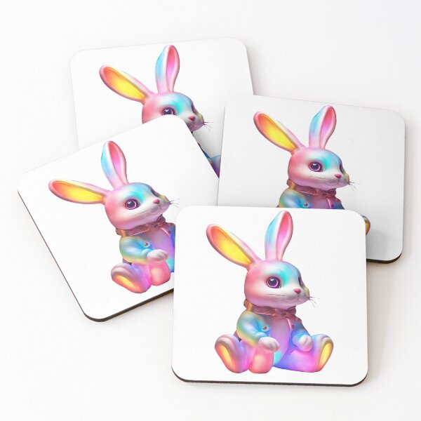 Item preview, Colorful Cute Rabbit- Colorful Art designed and sold by GloriousArtSKD.