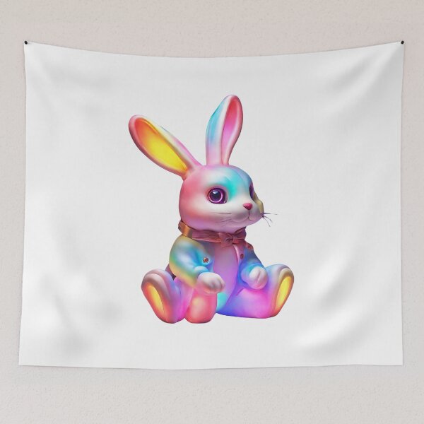 Item preview, Colorful Cute Rabbit- Colorful Art designed and sold by GloriousArtSKD.