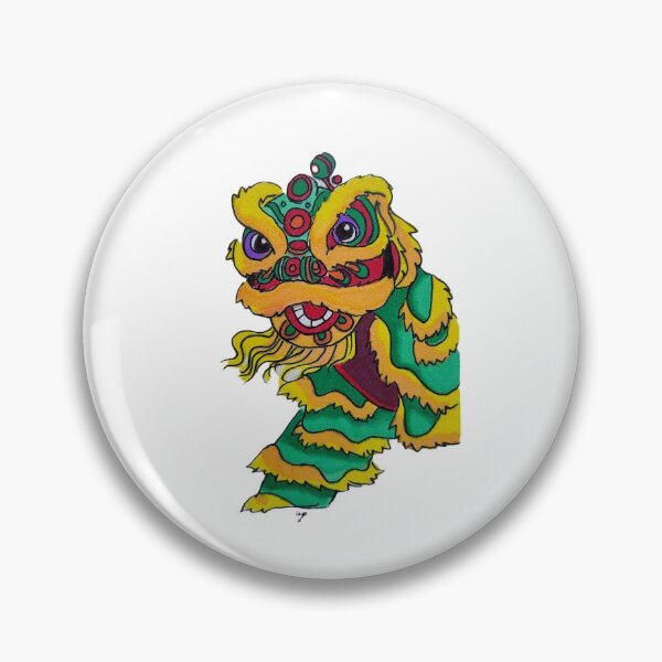 Item preview, Yellow and Green Lion designed and sold by celineartstudio.
