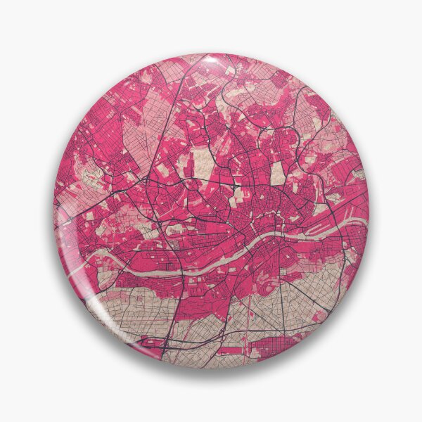 Item preview, Frankfurt City Map of Hesse, Germany - Blossom designed and sold by deMAP.