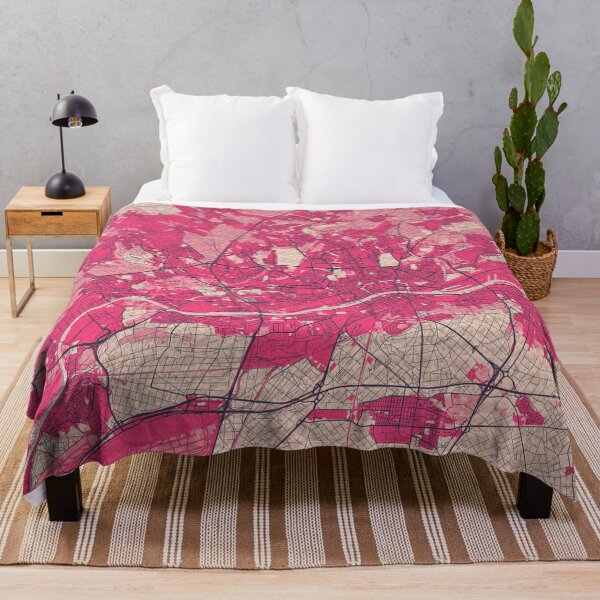 Item preview, Frankfurt City Map of Hesse, Germany - Blossom designed and sold by deMAP.