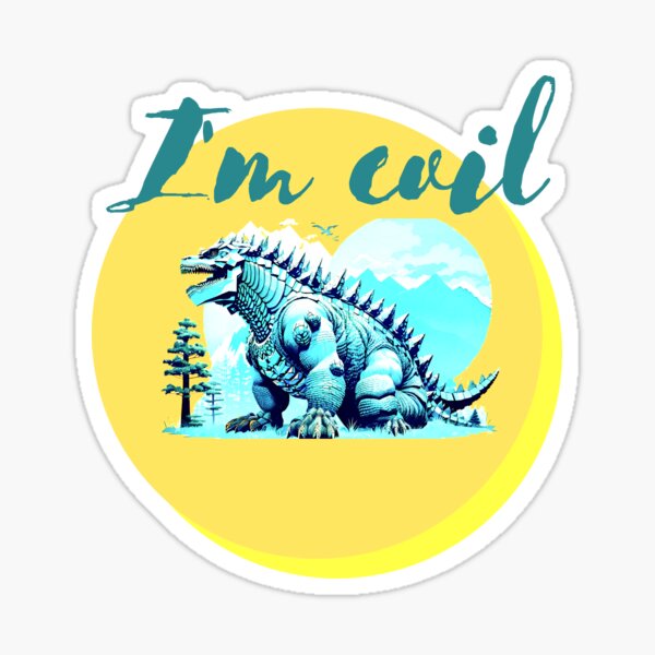 Some cute Godzilla stickers I found a recent comic expo, art buy Totally  Jurassic : r/GODZILLA