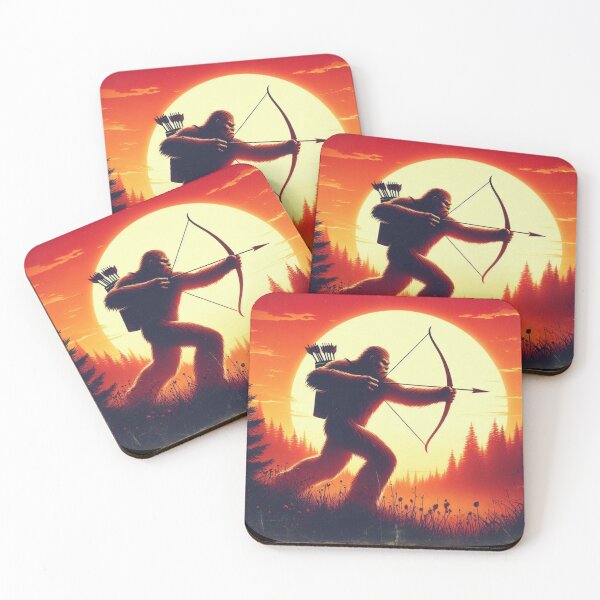 Item preview, Bigfoot Archer designed and sold by HeadTurningArt.