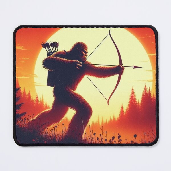 Item preview, Bigfoot Archer designed and sold by HeadTurningArt.