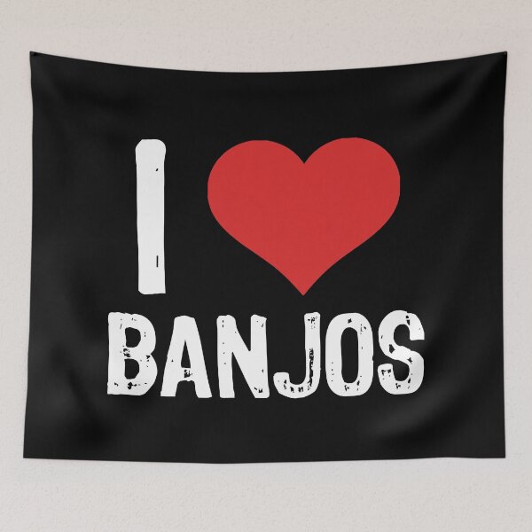 Item preview, I Love Banjos designed and sold by The "I Love Everything" Shop.