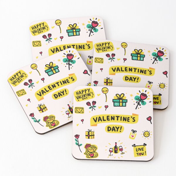 Item preview,  Festive Valentine's Day Doodles designed and sold by kiokuso.